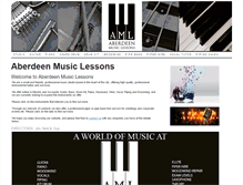 Tablet Screenshot of aberdeenmusiclessons.com